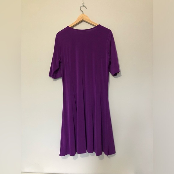 Susan Graver Petite Medium Purple Dress - Picture 2 of 5
